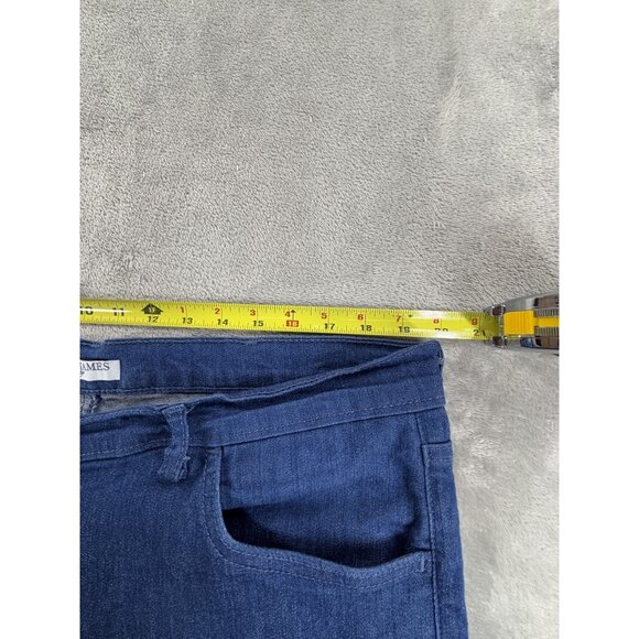 Tom James Blue Delta Jeans Mens Blue Denim 40" Waist Custom Stretch USA - Picture 4 of 10